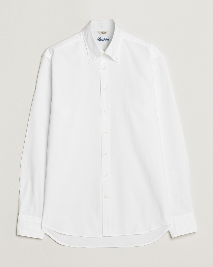 Heren | Personal Classics | Stenströms | Fitted Body Oxford Shirt White