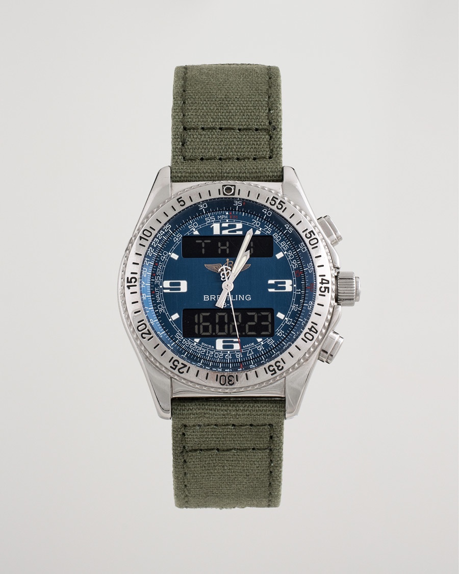 Breitling Pre-Owned B-1 A68362 Steel Blue – Blauw