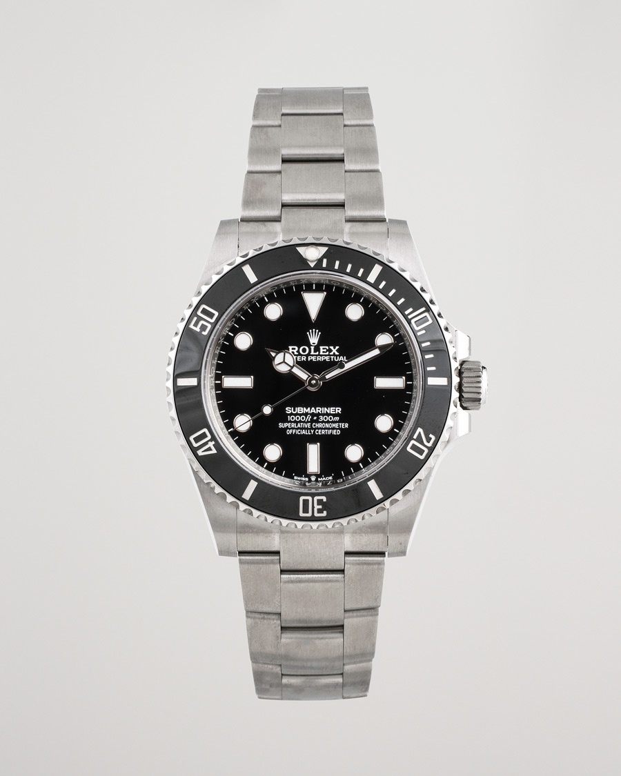 Rolex Pre-Owned Submariner 124060 Oyster Perpetual Steel Black – Zwart