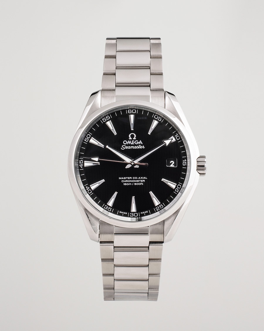 Omega Pre-Owned Seamaster Aqua Terra 231.10.42.21.01.003 Steel Black – Zwart