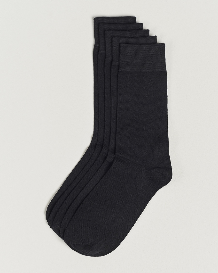 Bread & Boxers 5-Pack Socks Black – Zwart