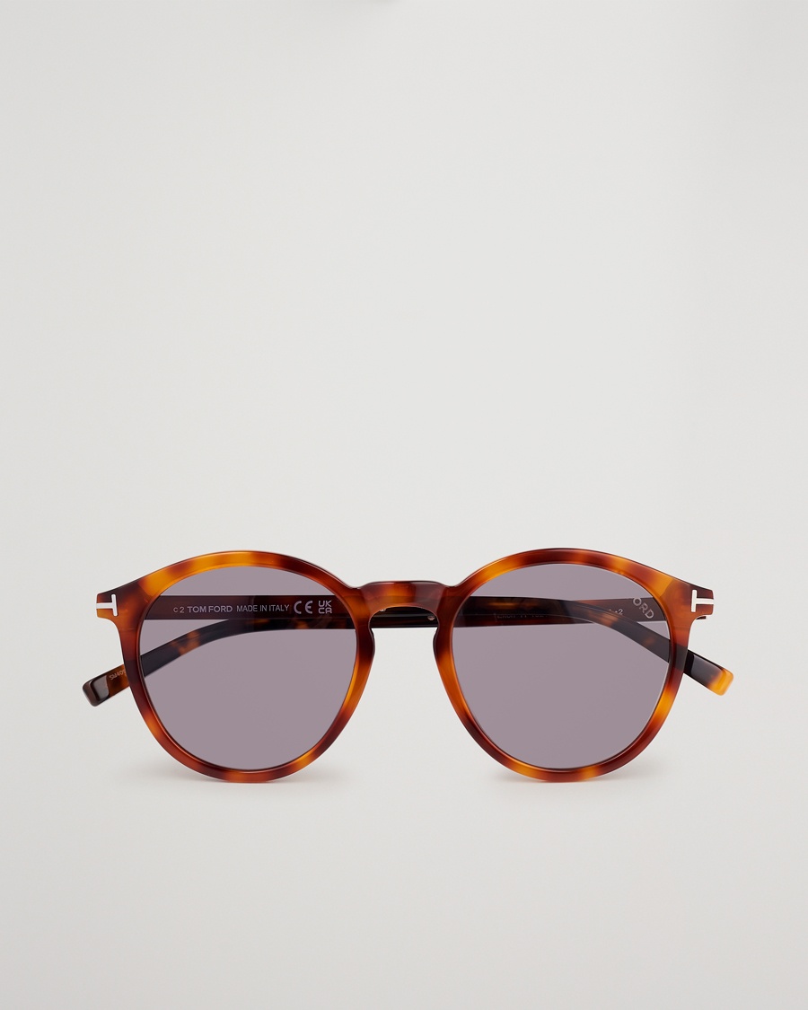 Heren | | Tom Ford | Elton Sunglasses Blonde Havana/Smoke