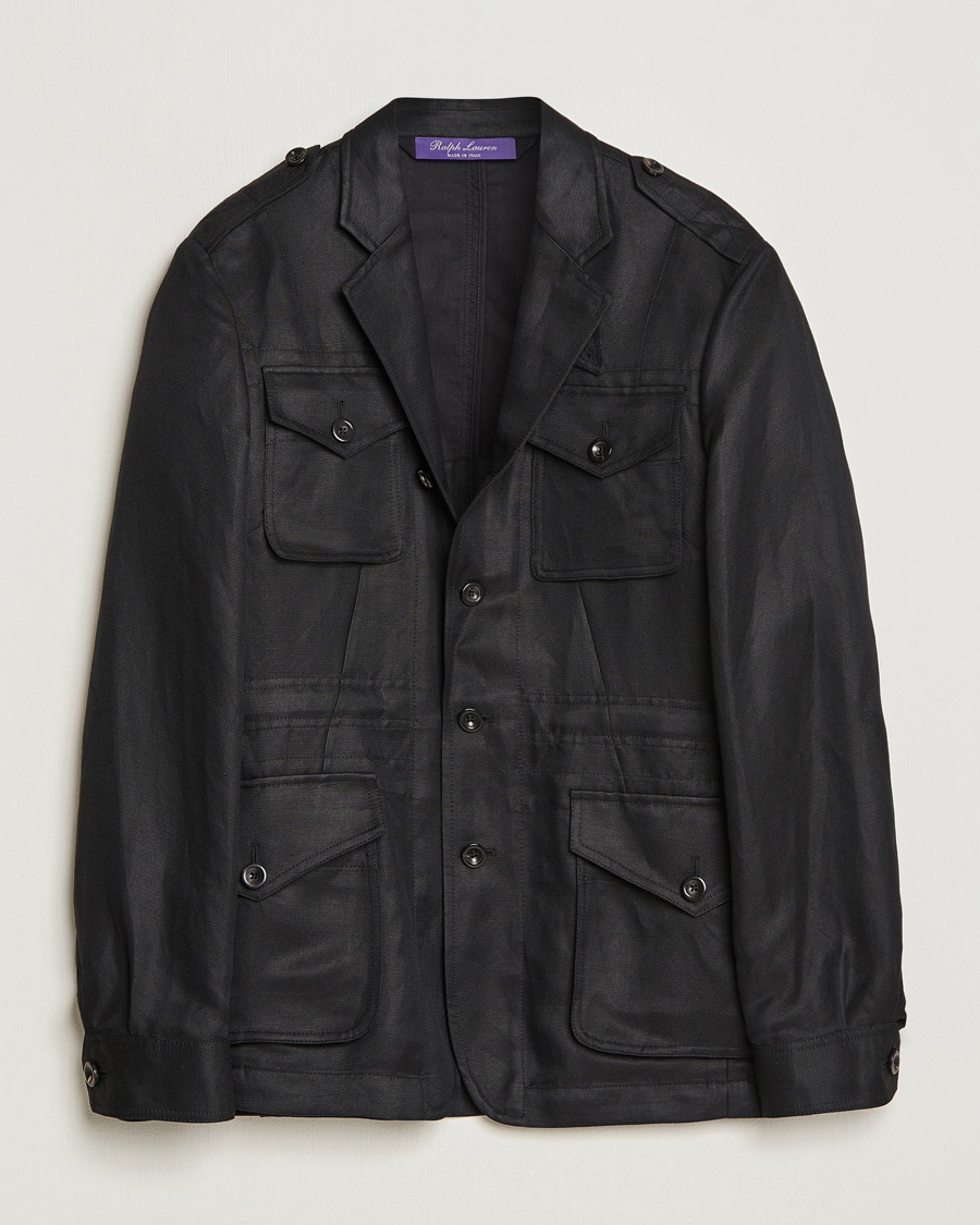Ralph lauren leren 2025 jas