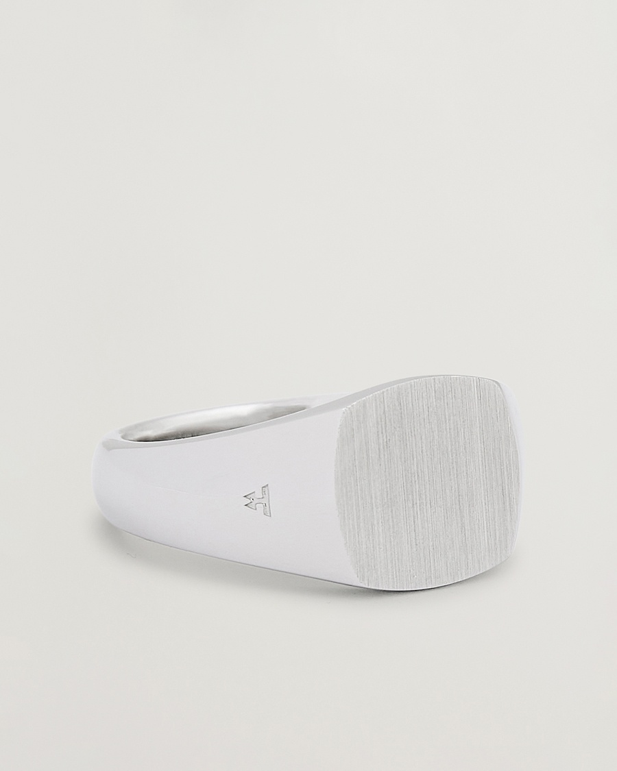 Tom Wood Kay Ring Satin Silver – Zilver