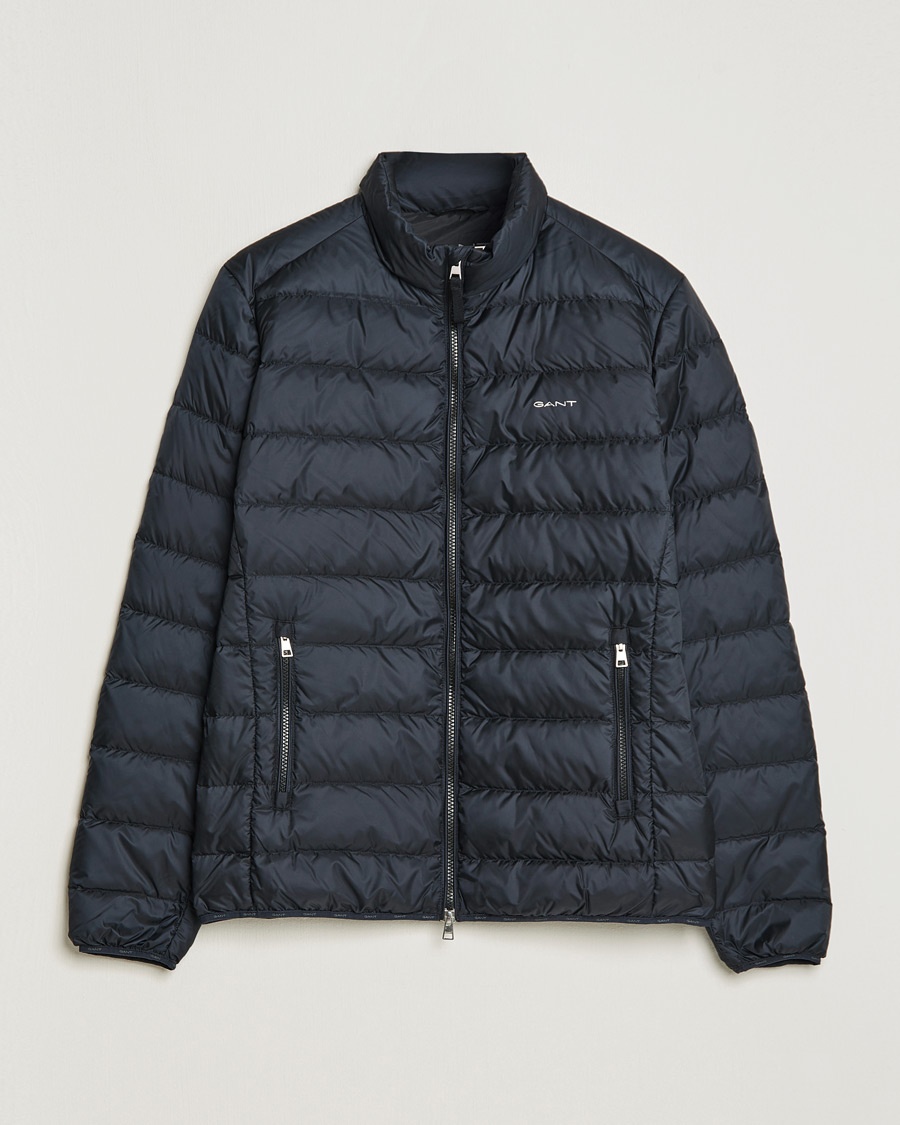 Gant The Light Down Jacket Black – Zwart