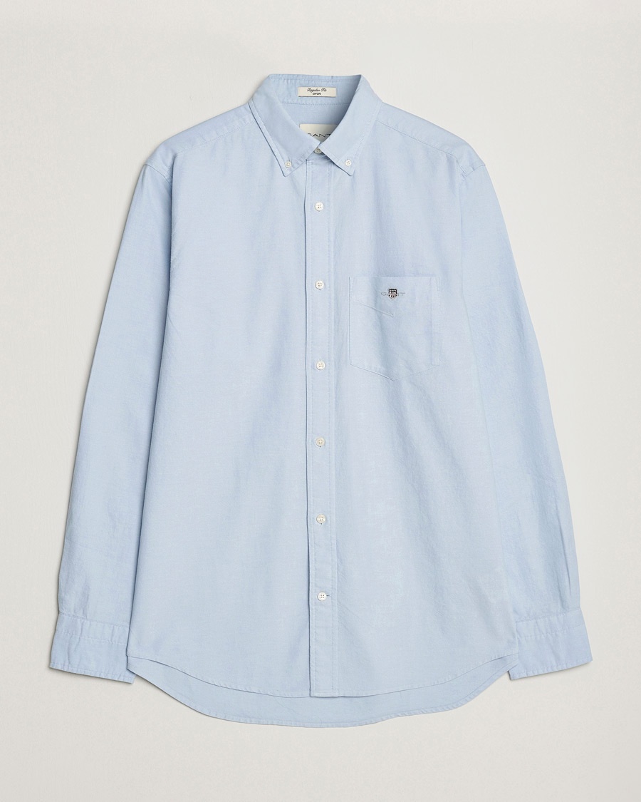 Gant Regular Fit Oxford Shirt Light Blue – Blauw