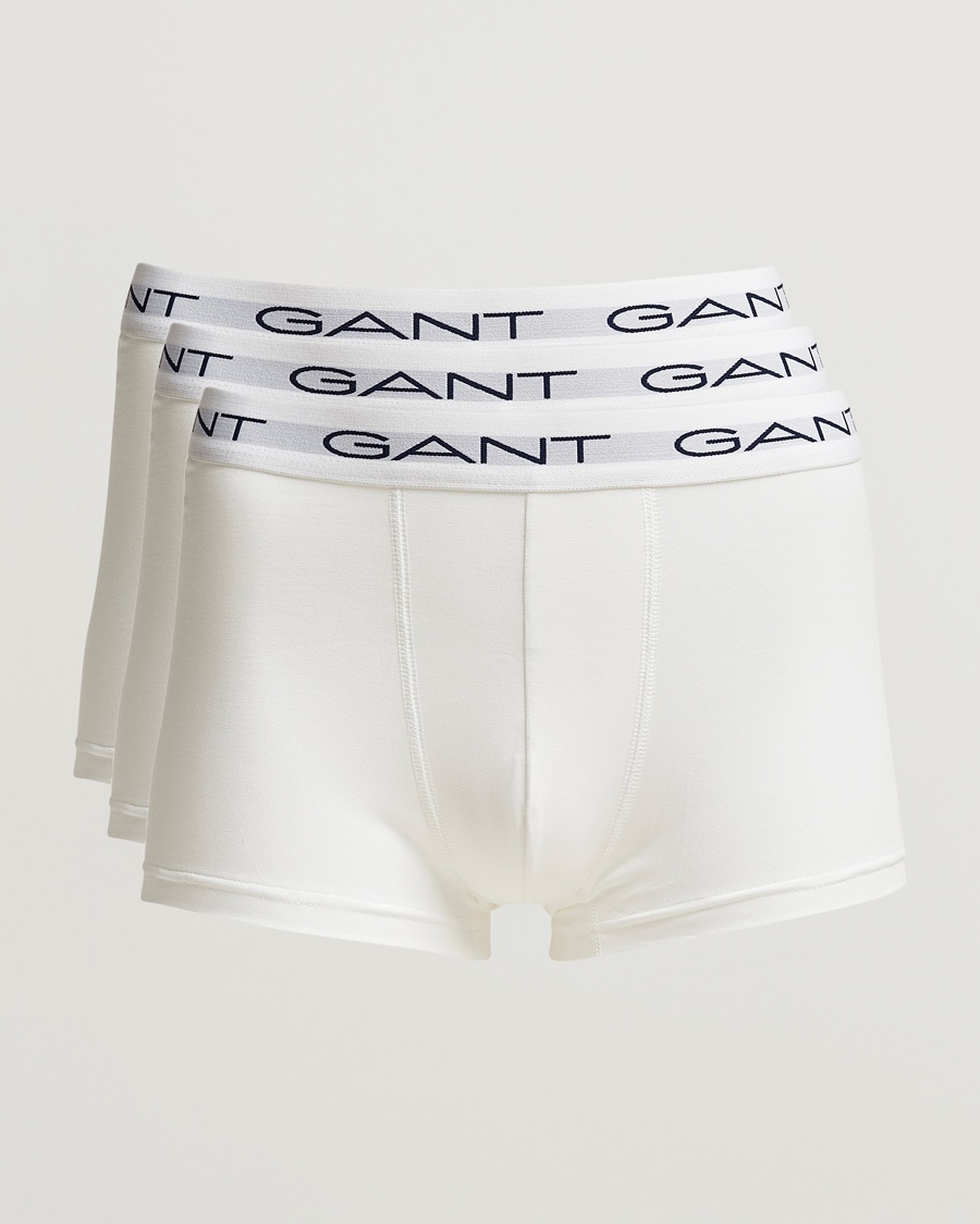 Heren | Kleding | GANT | 3-Pack Trunk Boxer White