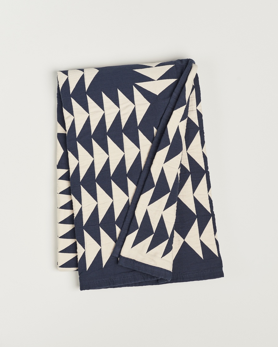 Pendleton Organic Cotton Matelasse Blanket Midnight Nova – Blauw