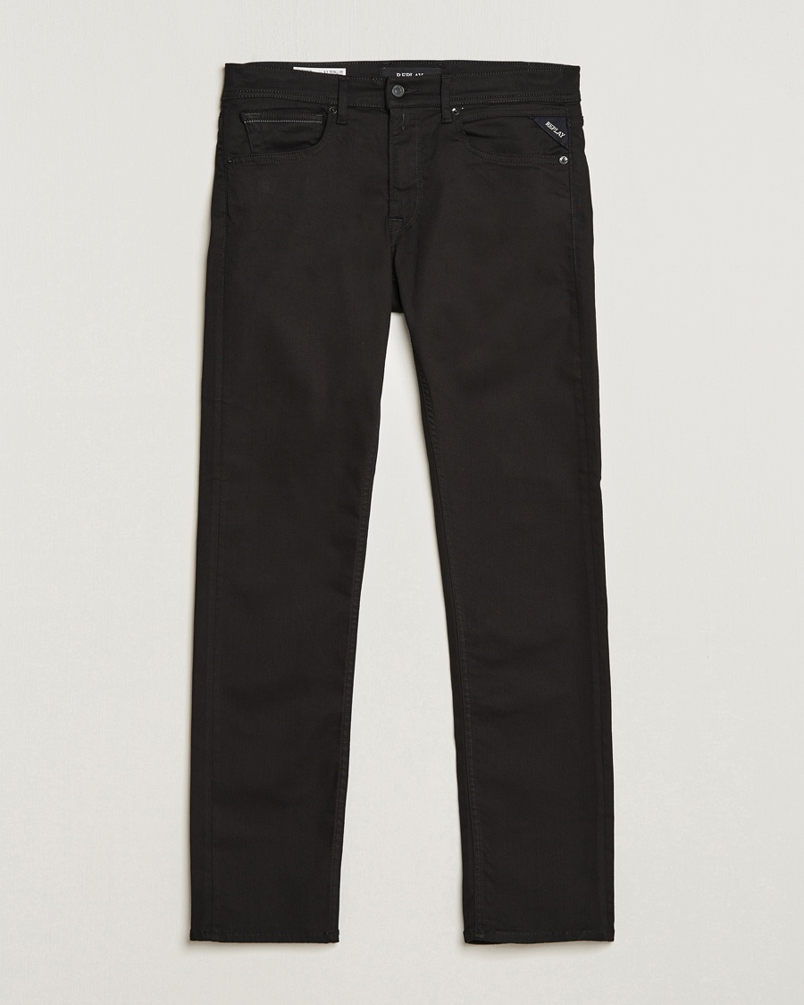 Replay Grover Hyperflex Re-Used Jeans Forever Black – Zwart