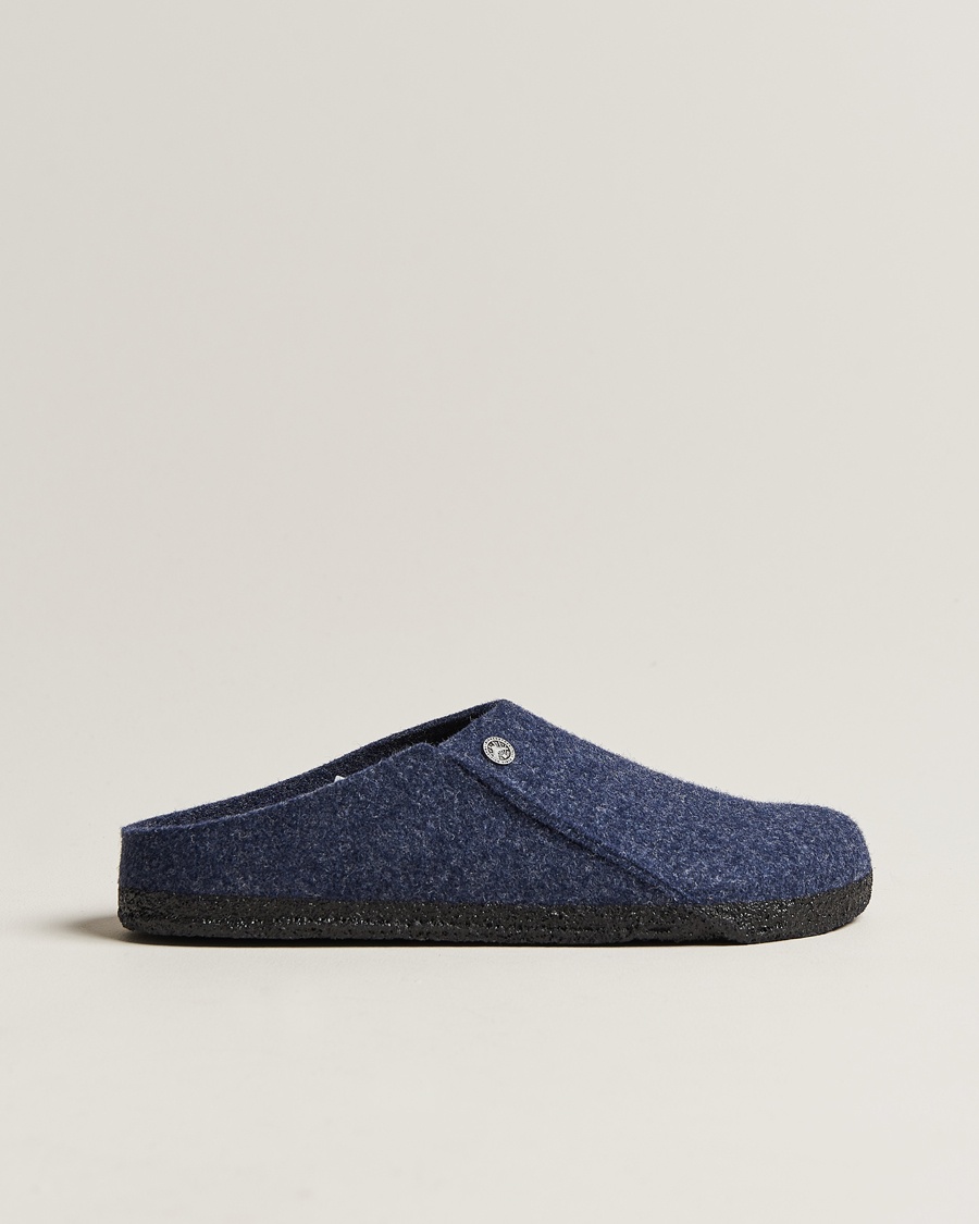 BIRKENSTOCK Zermatt Wool Felt Dark Blue - Maat: 40 - Kleur: Blauw