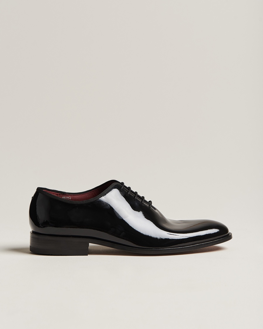 Loake Shoemakers Regal Patent Wholecut Black – Zwart