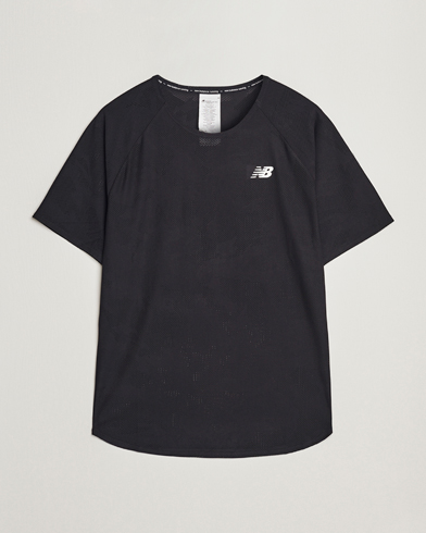 Heren | T-Shirts | New Balance Running | Q Speed Jacquard T-Shirt Black