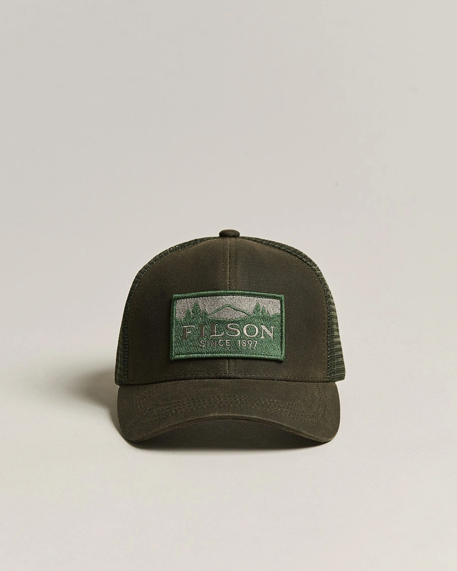 Filson Logger Mesh Cap Otter Green – Groen