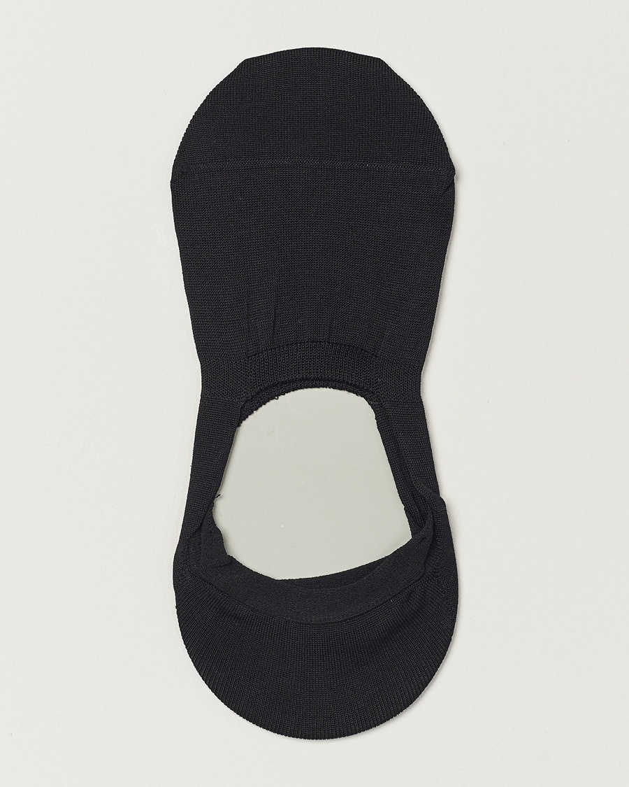 Bresciani Step in Ghost Socks Black – Zwart