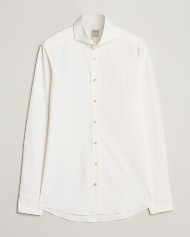 Heren |  | Stenströms | Slimline Cut Away Corduroy Shirt White