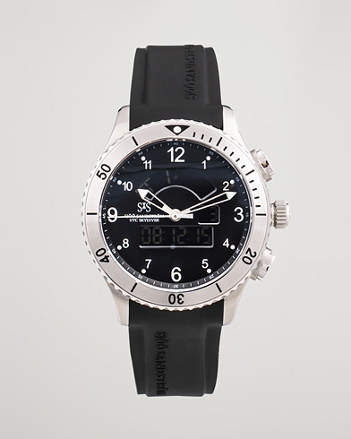 Heren | Pre-Owned & Vintage Watches | Sjöö Sandström Pre-Owned | UTC Skydiver 017401 Steel Black