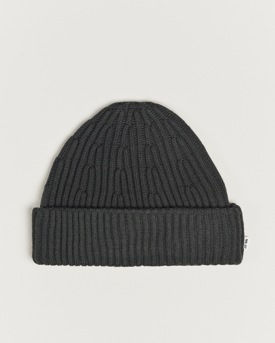 NN07 NN07Wool Rib HatDark Army – Groen