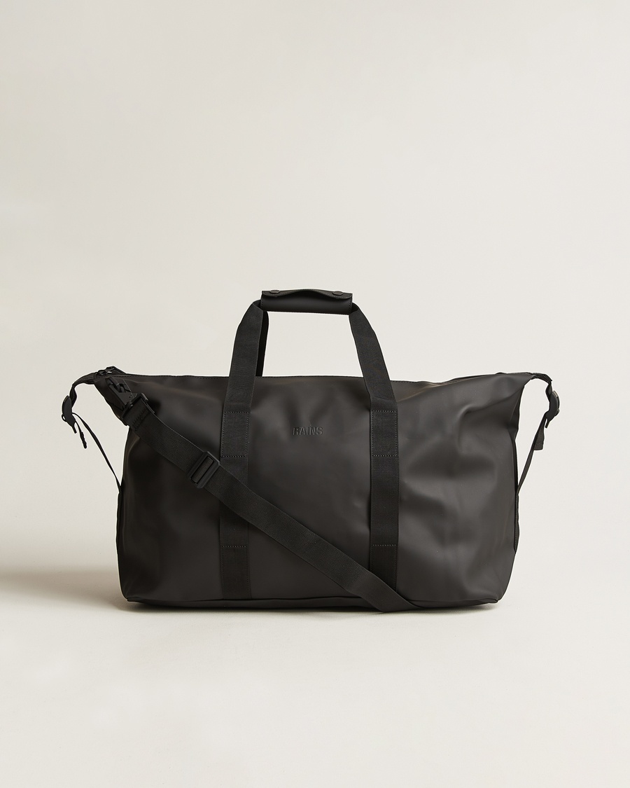 RAINS Hilo Weekendbag Black – Zwart