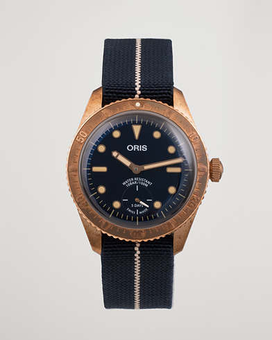 Heren | Pre-Owned & Vintage Watches | Oris Pre-Owned | Carl Brashear Calibre 401 Limited Edition Steel Blue