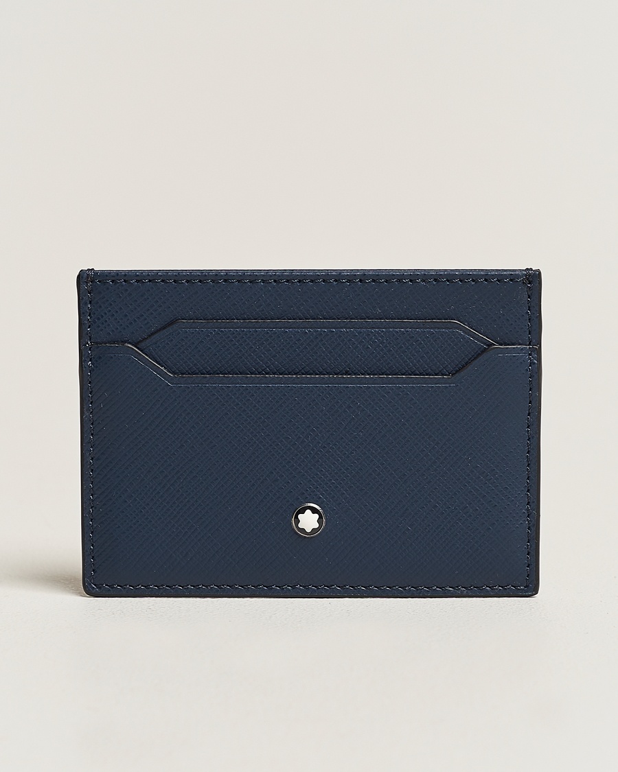 Montblanc Sartorial Card Holder 5cc Ink Blue – Blauw