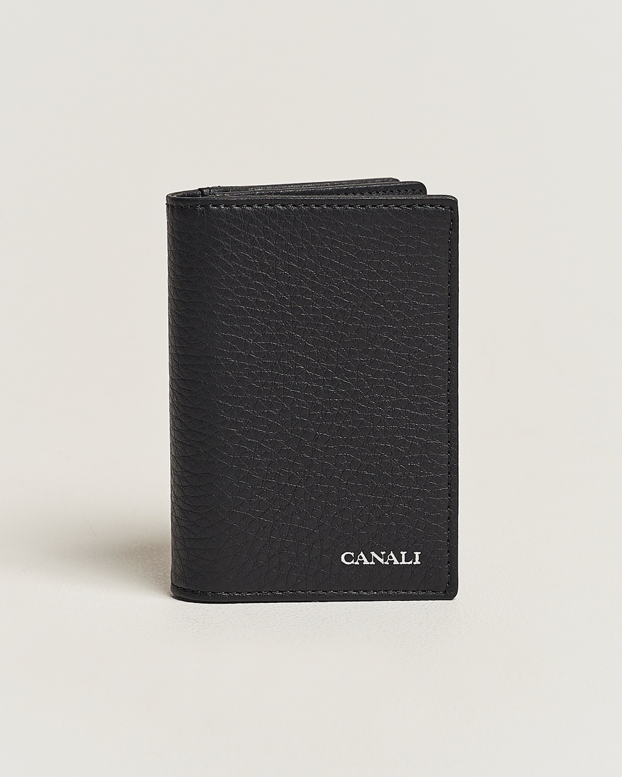 Heren | Portemonnees | Canali | Grain Leather Billfold Black