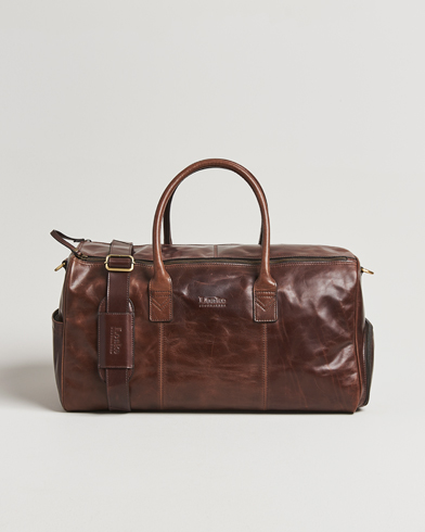 Loake Shoemakers Devon Leather Travel Bag Dark Brown – Bruin