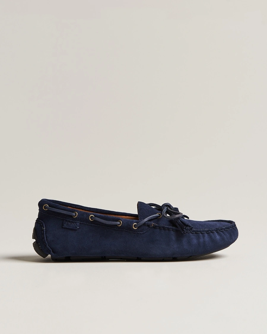 Polo Ralph Lauren Anders Suede Car Shoe Hunter Navy – Blauw