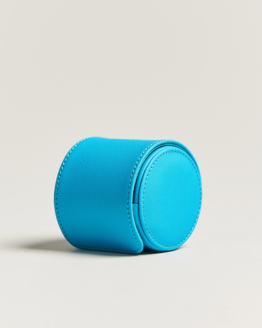 Heren | | WOLF | Single Watch Roll Turquoise
