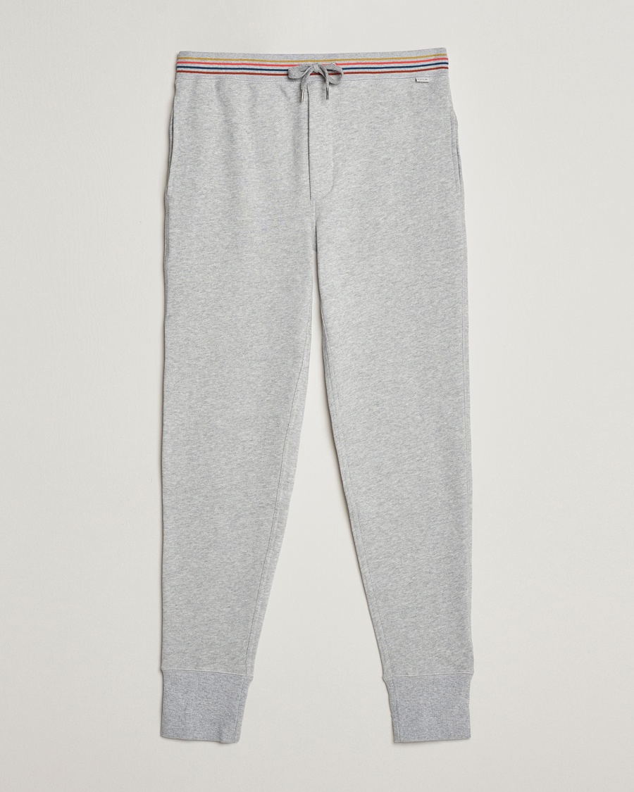 Heren | Best of British | Paul Smith | Artist Rib Sweatpants Grey Melange