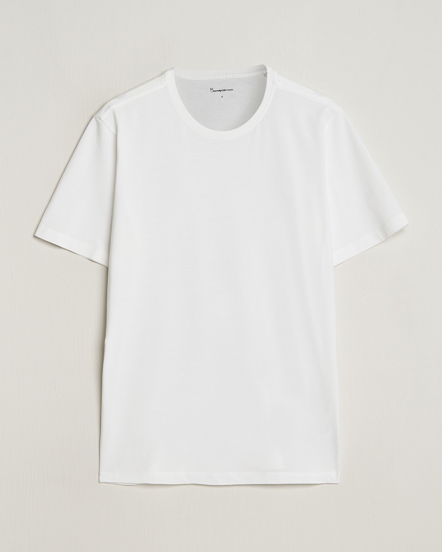KnowledgeCotton Apparel Agnar Basic T-Shirt Bright White – Wit