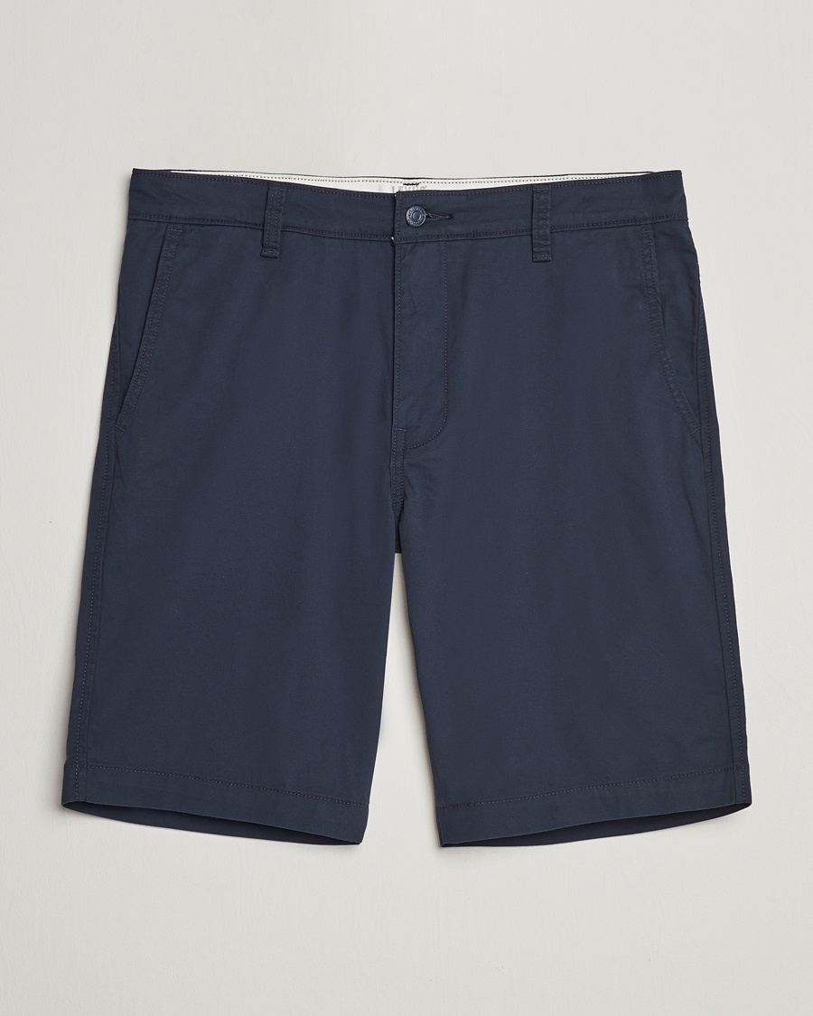 Levi's Garment Dyed Chino Shorts Baltic Navy – Blauw