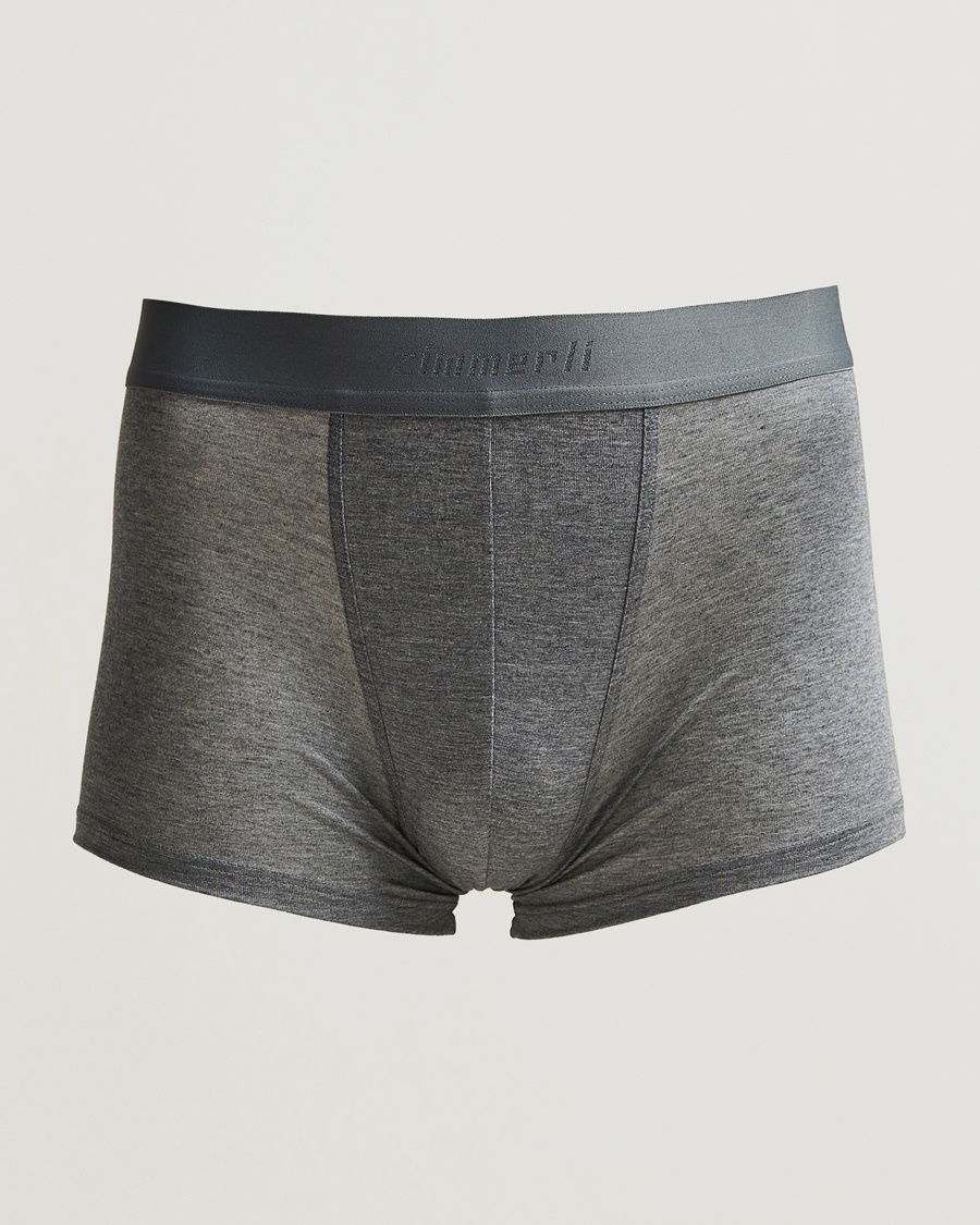 Zimmerli of Switzerland Micro Modal Boxer Briefs Grey Melange – Grijs