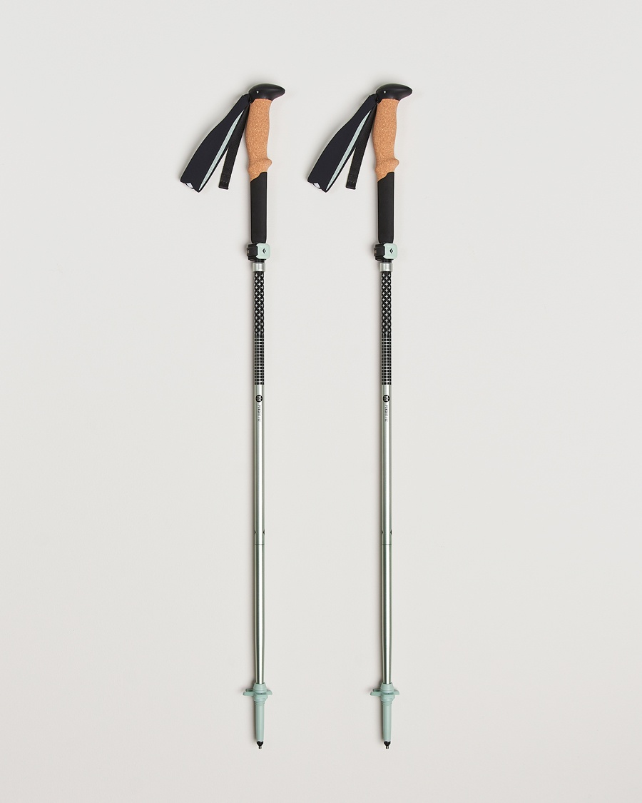 Heren | Running | Black Diamond | Distance FLZ Trekking Poles Black/Foam Green