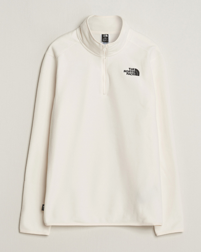 Heren | The North Face | The North Face | Glacier 1/4 Zip Fleece White Dune