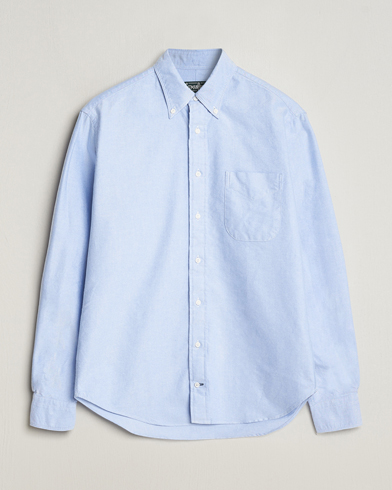 Heren | Overhemden | Gitman Vintage | Button Down Oxford Shirt Light Blue