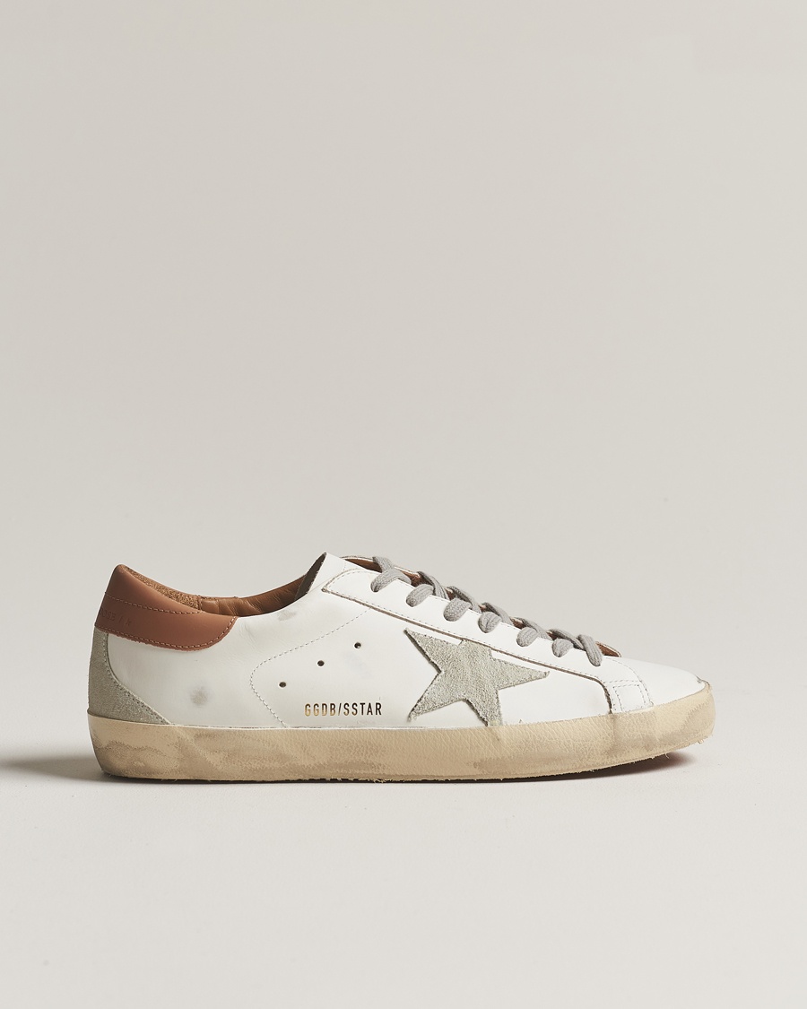 Heren | | Golden Goose | Super-Star Sneakers White/Caramel