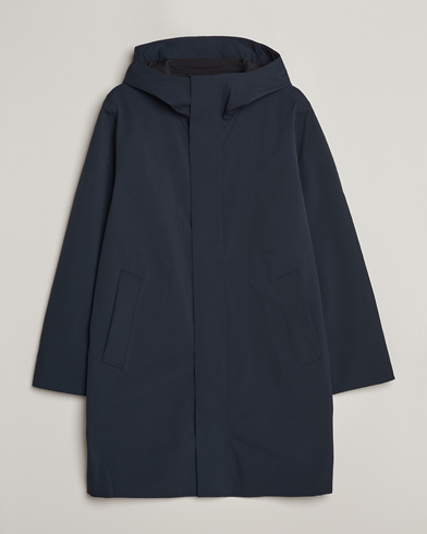 Heren | Jassen | NN07 | Knox Hooded Coat Navy Blue