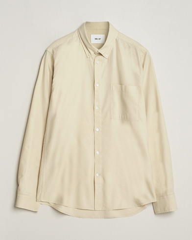 Heren | Overhemden | NN07 | Arne Tencel Shirt Ecru