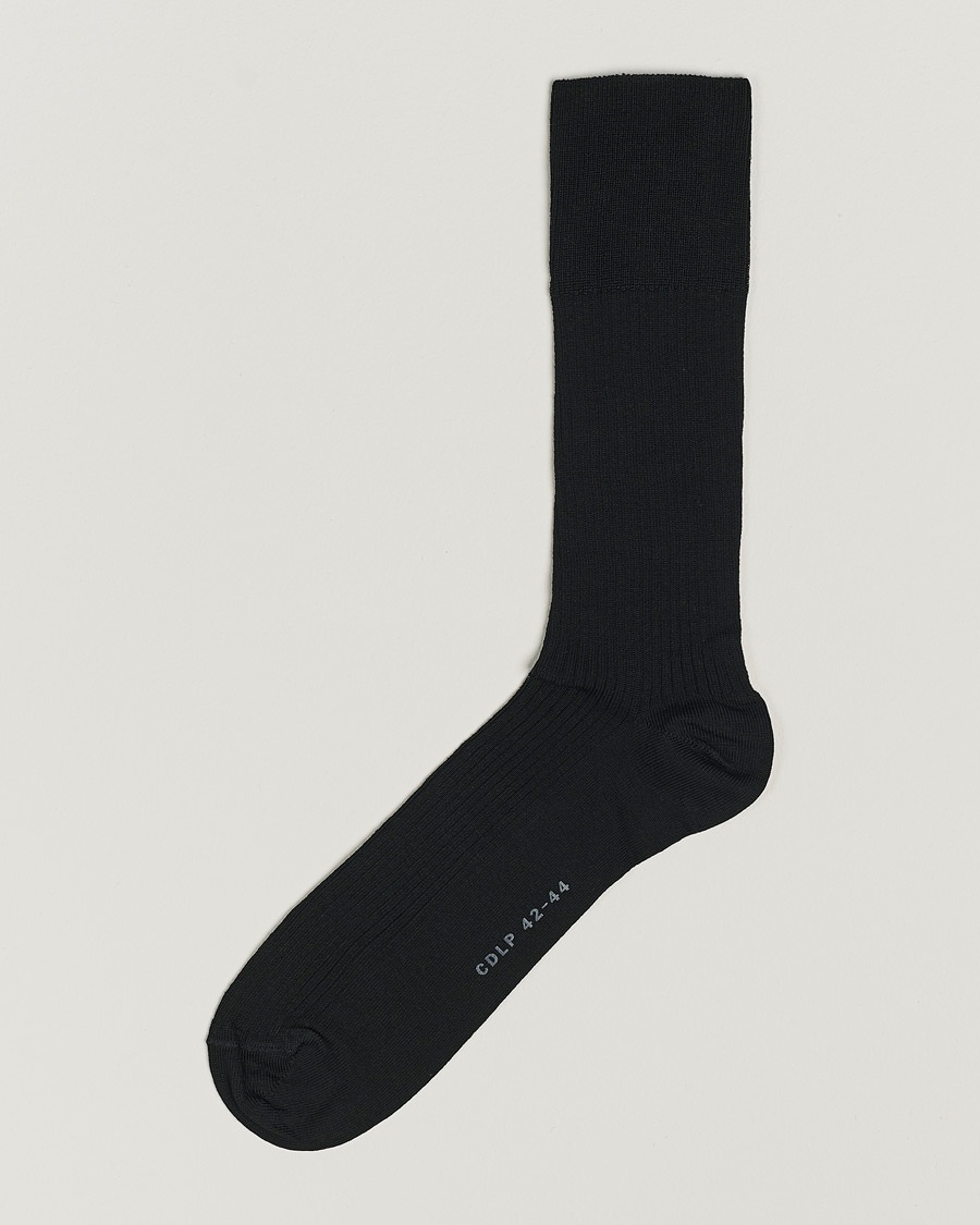CDLP Cotton Rib Socks Black – Zwart