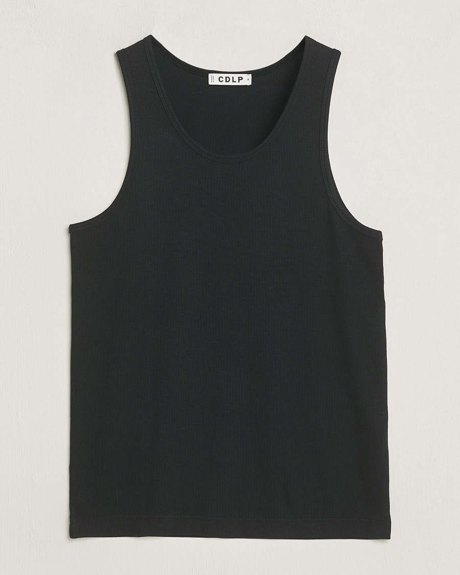 CDLP Rib Tank Top Off Black – Zwart