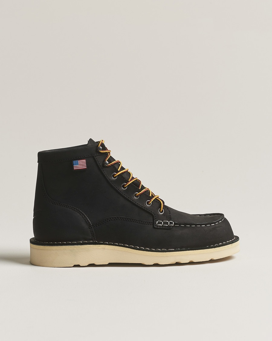 Danner Bull Run Leather Moc Toe Boot Black – Zwart