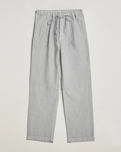  Keywest Linen Drawstring Pants Light Grey