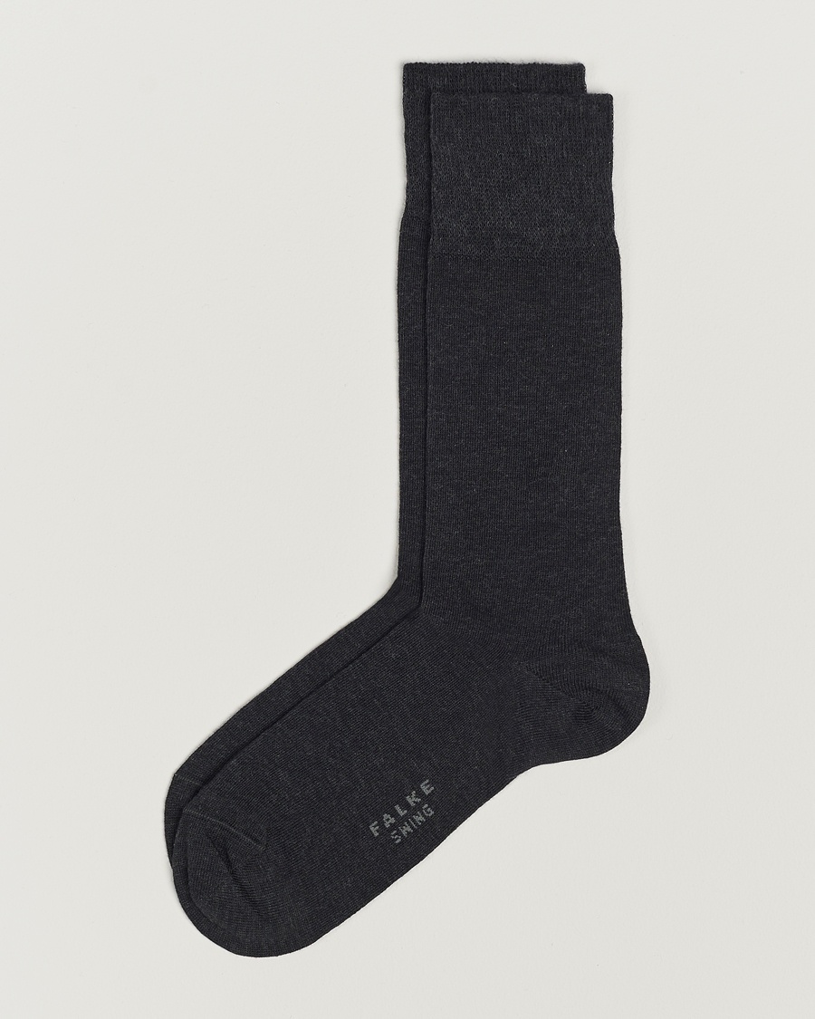 Falke Swing 2-Pack Socks Anthracite Melange – Grijs