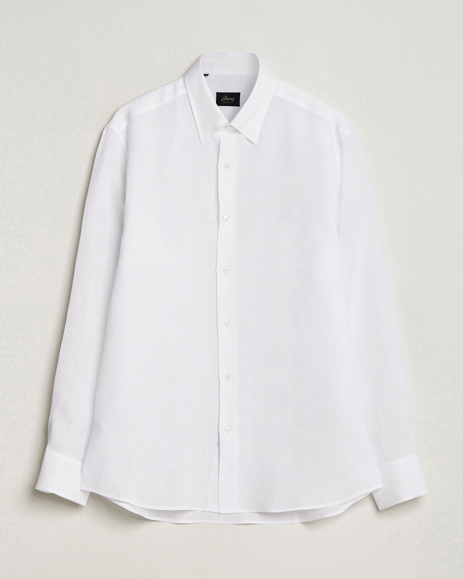 Brioni Linen Sport Shirt White – Wit