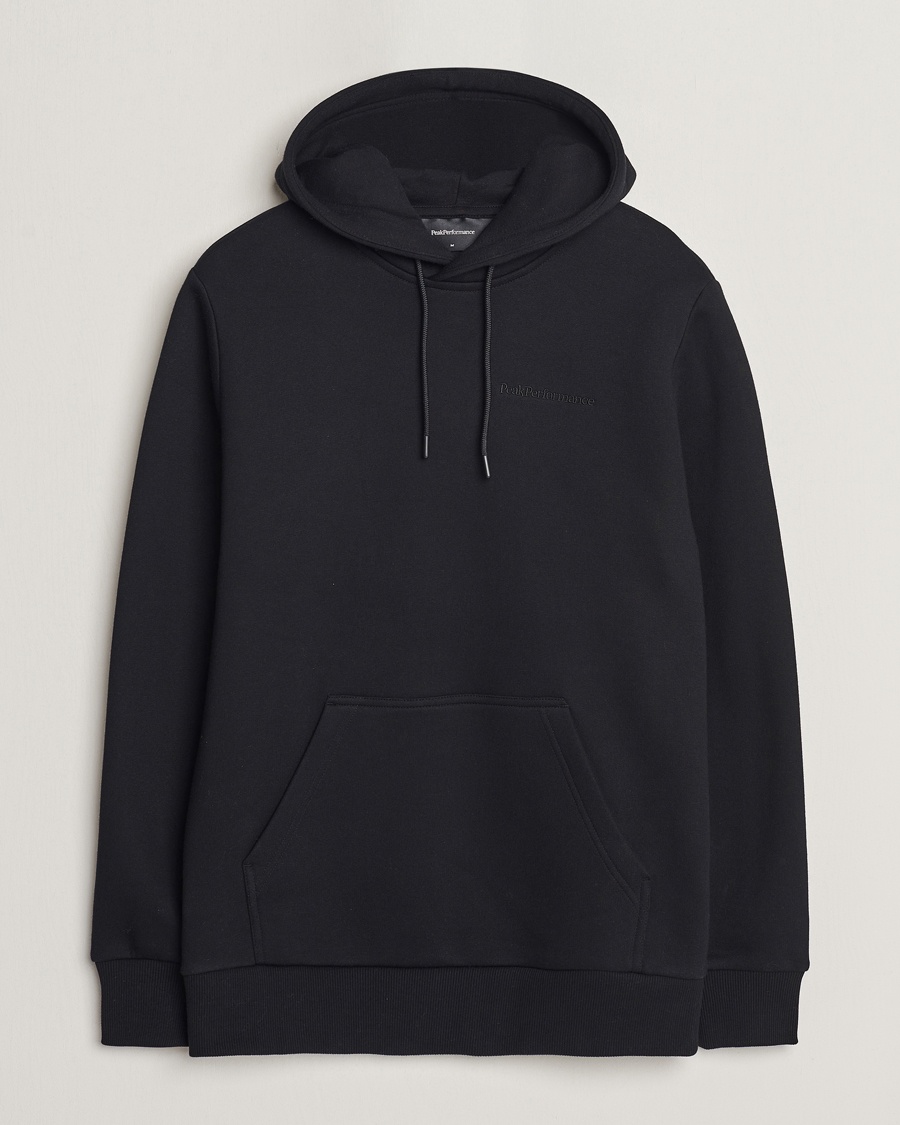 Peak Performance Original Logo Hoodie Black – Zwart