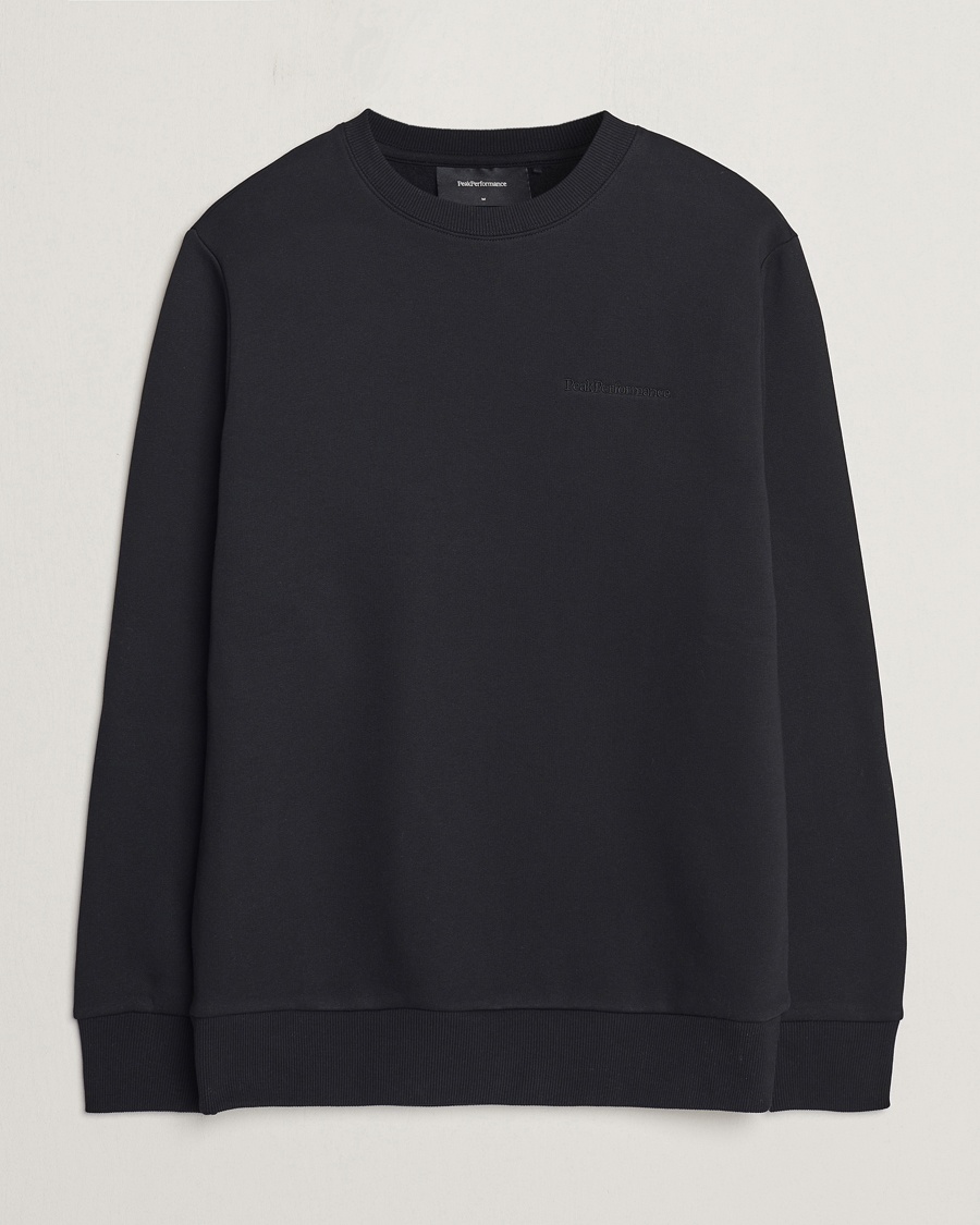 Peak Performance Original Crew Neck Sweatshirt Black – Zwart