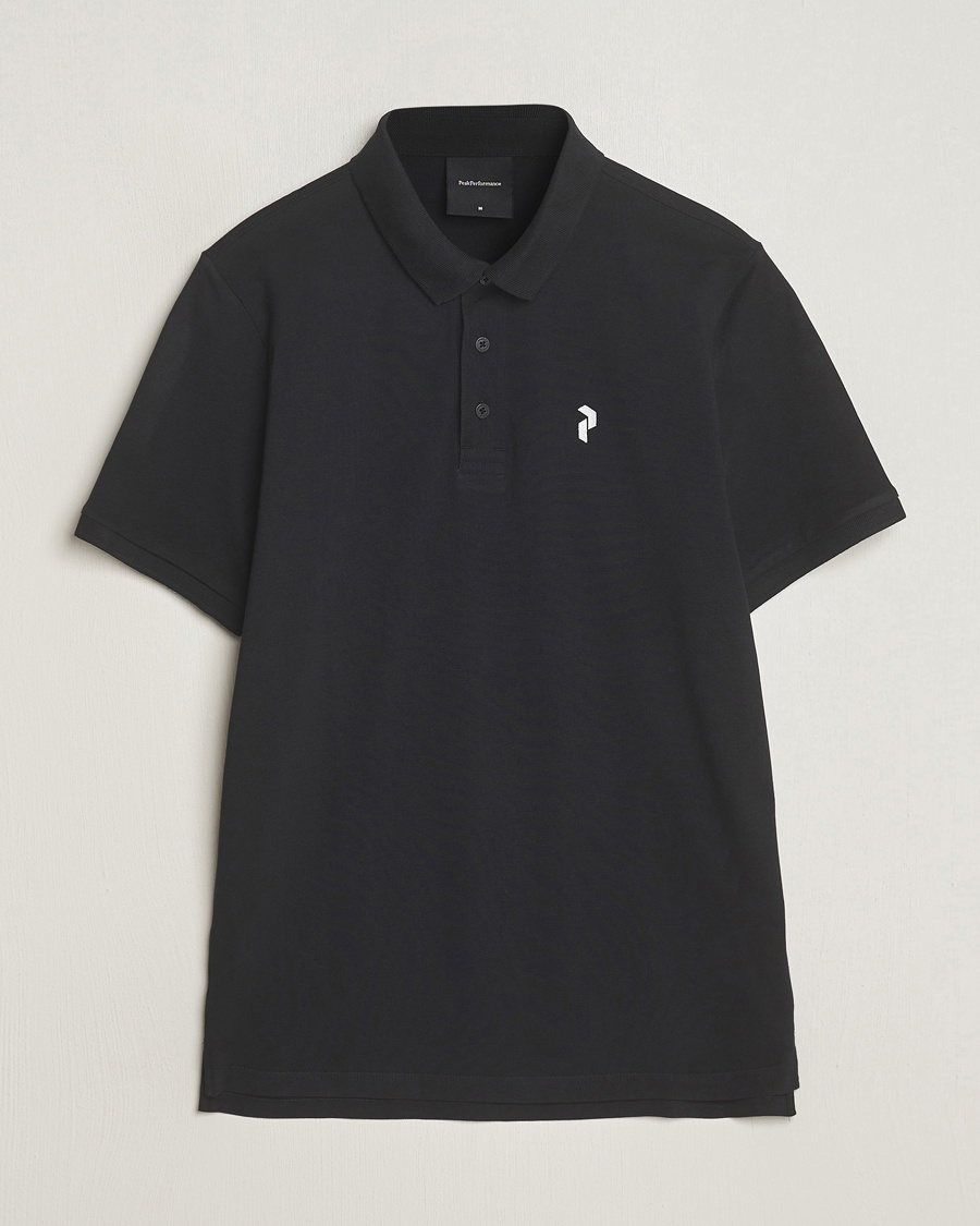 Peak Performance Classic Cotton Polo Black – Zwart