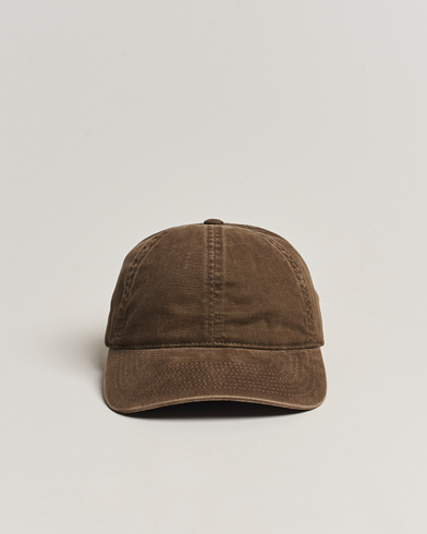 Heren |  | Varsity Headwear | Washed Cotton Baseball Cap Dark Beige