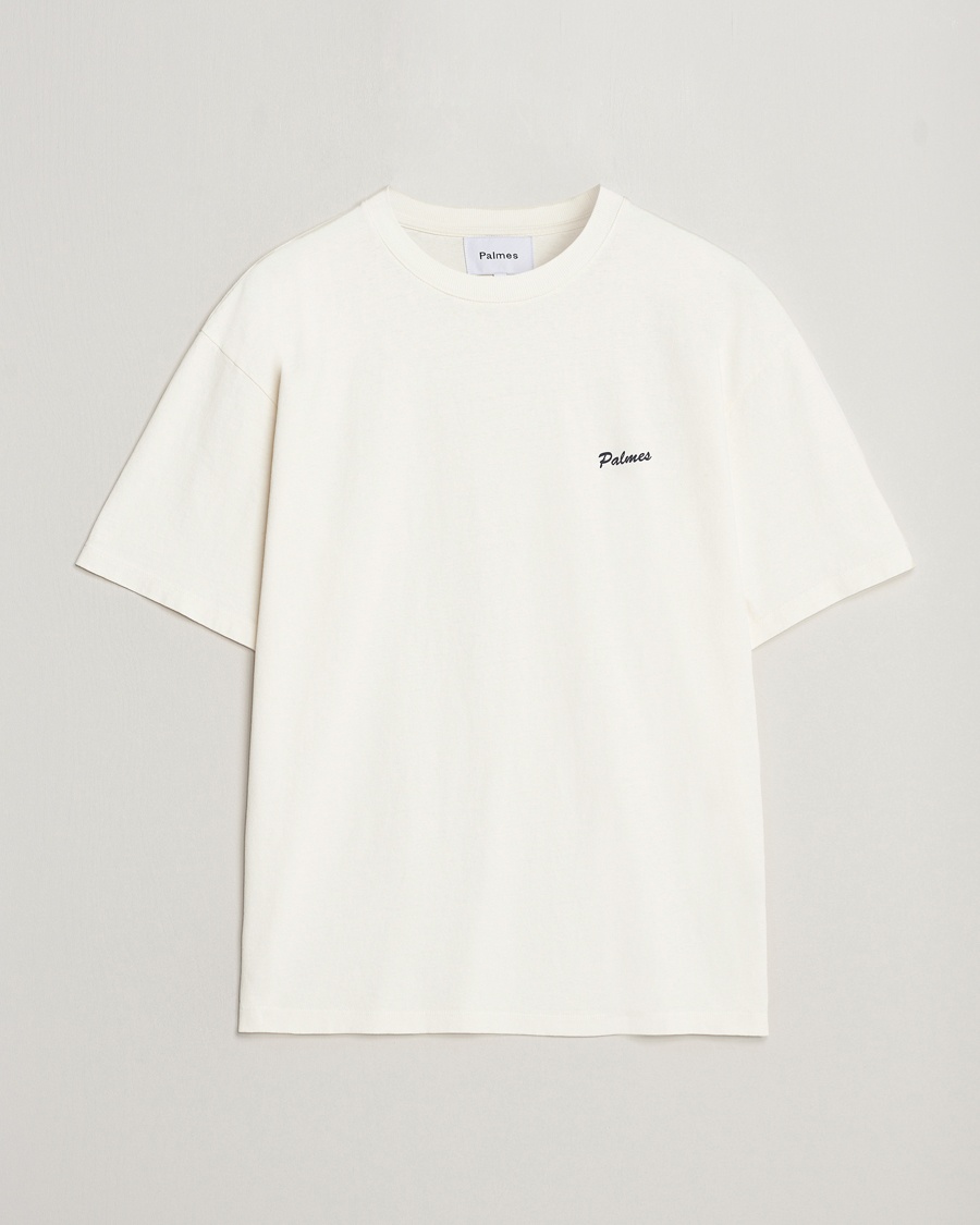 Heren | | Palmes | Dyed T-Shirt Off White