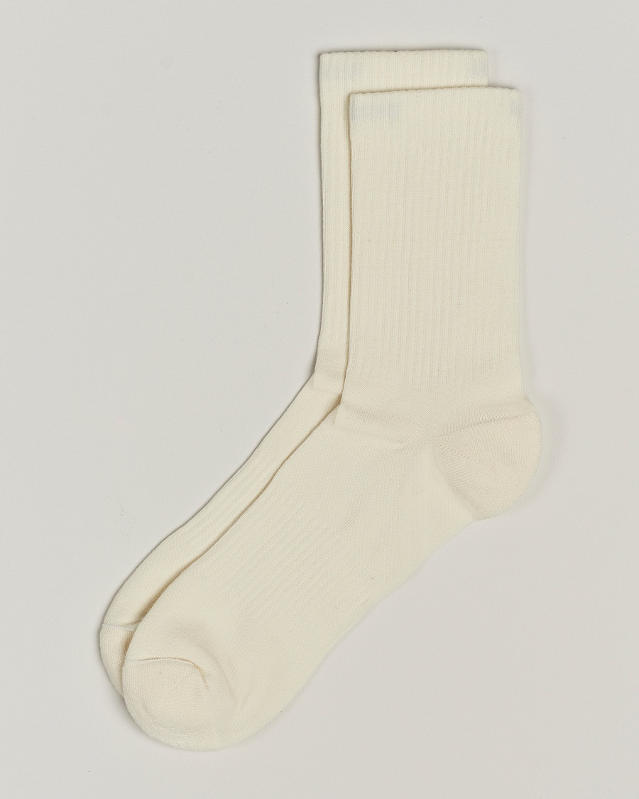 Sweyd Crew Cotton Socks White – Wit